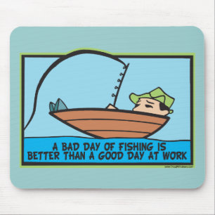 Tapis De Souris Funny Fisherman's