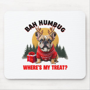 Tapis De Souris Funny French Bulldog H Humbug Où est ma retraite p