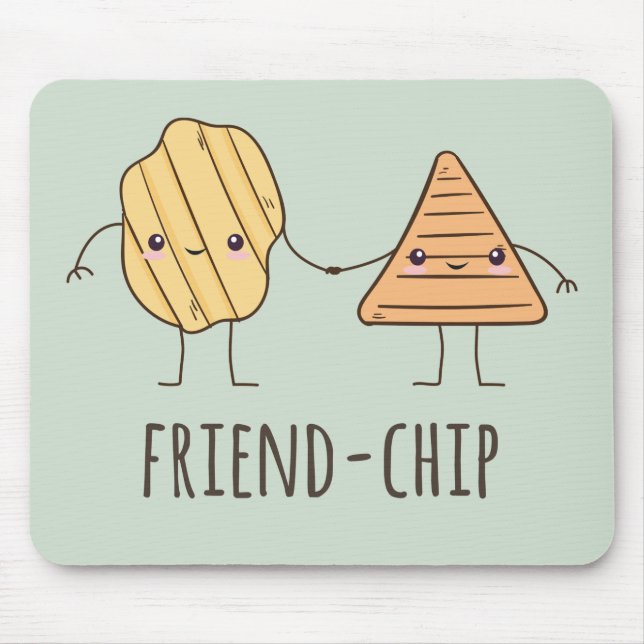 Tapis De Souris Funny Friend-chip potato chips (Devant)