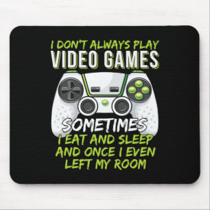 Tapis De Souris Funny Gaming Boys Girls Men Gamer Video Game 4