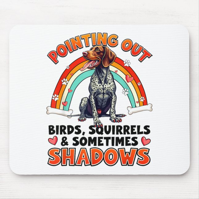 Tapis De Souris Funny German Shorthaired Inter Design For Dog Love (Devant)