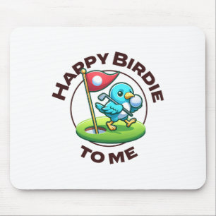 Tapis De Souris Funny Golf Anniversaire Joyeux Birdie Golfer Garço