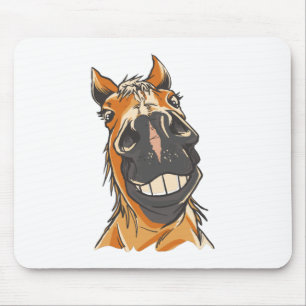 Tapis De Souris Funny Horse Face