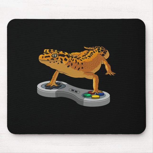 Tapis De Souris Funny Leopard Gecko Beared Dragon Cool cadeau enfa (Devant)