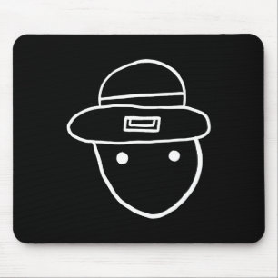 Tapis De Souris Funny Leprechaun Amateur Sketch meme Irish St Part