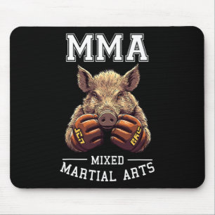 Tapis De Souris Funny Mixed martial art Boar Thai Boxing Cage Comb