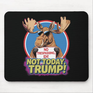 Tapis De Souris Funny Moose Canada Devient 51E État Des États-Unis