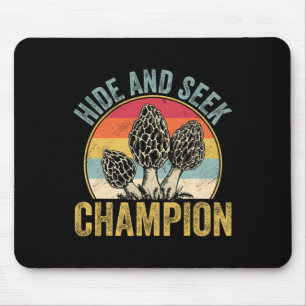 Tapis De Souris Funny Morel Champignons Chasse Morels Chasse Morel