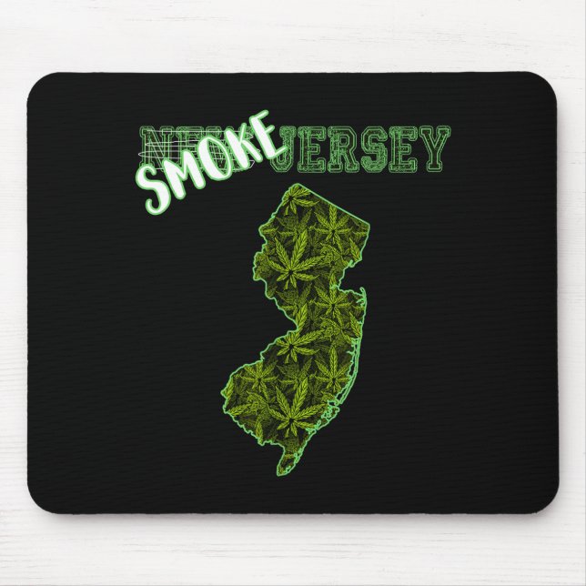 Tapis De Souris Funny New Jersey Weed Weed Culture  (Devant)