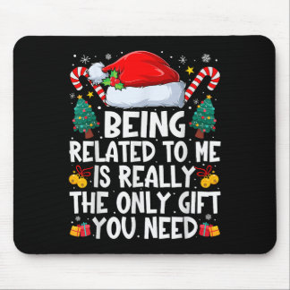 Tapis De Souris Funny Noël Famille Noël Etre Lié À Moi Pa