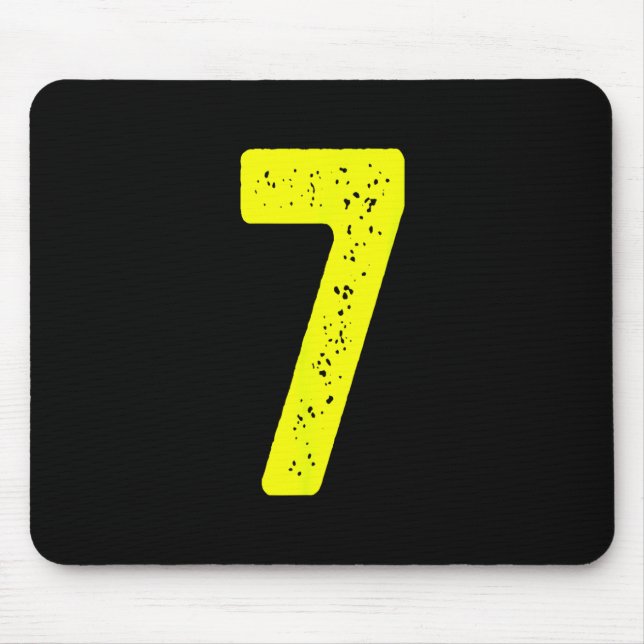 Tapis De Souris Funny Number 7 67 Meme Costume Matching Group Hall (Devant)
