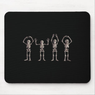 Tapis De Souris Funny O-h-i-o State Skeleton Lover Ohio Halloween