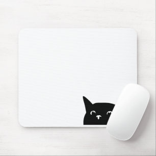 Tapis De Souris Funny Peeking Cat 