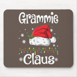 Tapis De Souris Funny Père Noël Grammie Claus Christmas Matching F