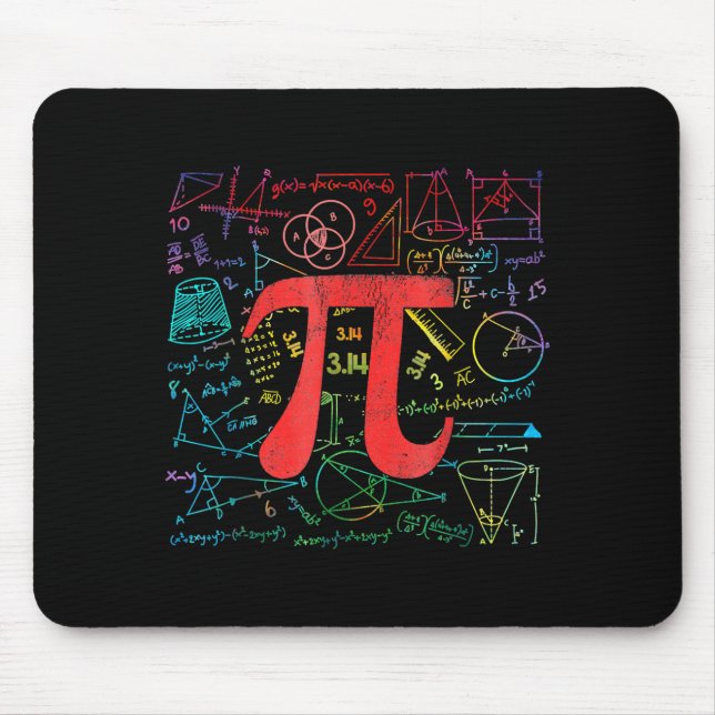 Tapis De Souris Funny Pi Day Math Equation Math Teacher Student Ge (Devant)