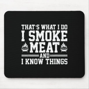 Tapis De Souris Funny Pitmaster I Smoke Meat Bbq Smoker Grill Gril