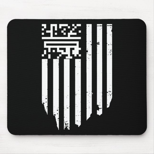 Tapis De Souris Funny Qr President Trump Dance Code (Devant)