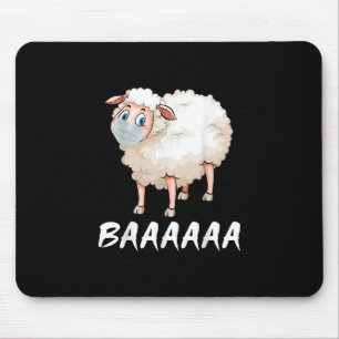 Tapis De Souris Funny Quarantine Mask Sheep Cadeaux tendance