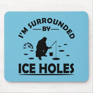 Tapis De Souris funny quotes about ice fishing lovers