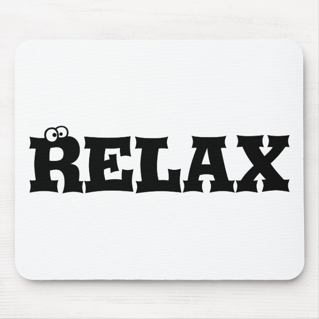 Tapis De Souris "Funny Relax" Mousepad (Devant)