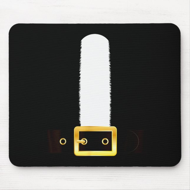 Tapis De Souris Funny Santa Claus Christmas Eve Morning Suit Belt  (Devant)