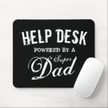 Tapis De Souris Funny super papa cadeau de Fête des pères de burea<br><div class="desc">Amusant super papa d'assistance bureau cadeau Fête des pères Mouse Pad. Design de typographie Vintage pour le meilleur père,  le plus grand père,  grand-père,  stepdad,  papa cool,  mari etc. Accessoires de bureau personnalisés pour lui. Joyeux cadeaux de Patrie pour les hommes.</div>