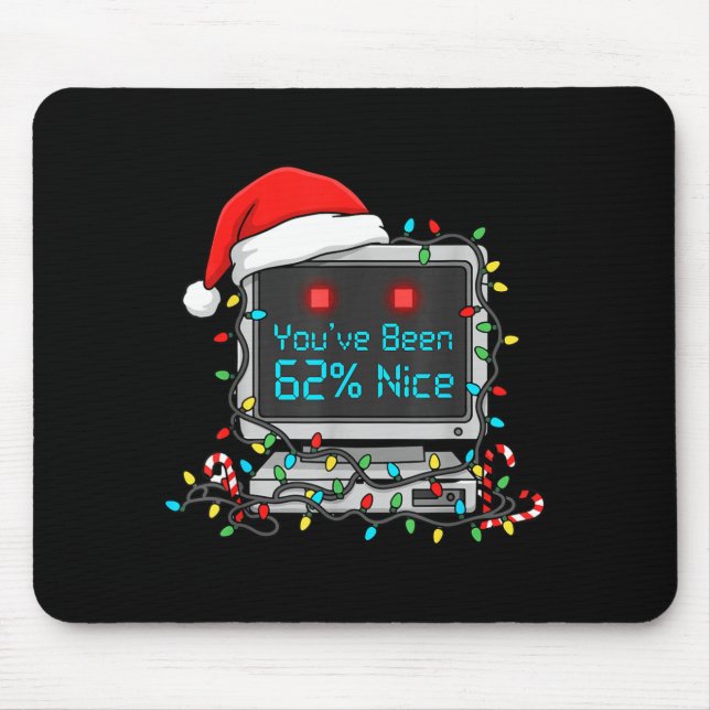Tapis De Souris Funny Tech Christmas Geek Ai Holiday Humor Nerd Sh (Devant)