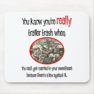 Tapis De Souris Funny Trailer Park