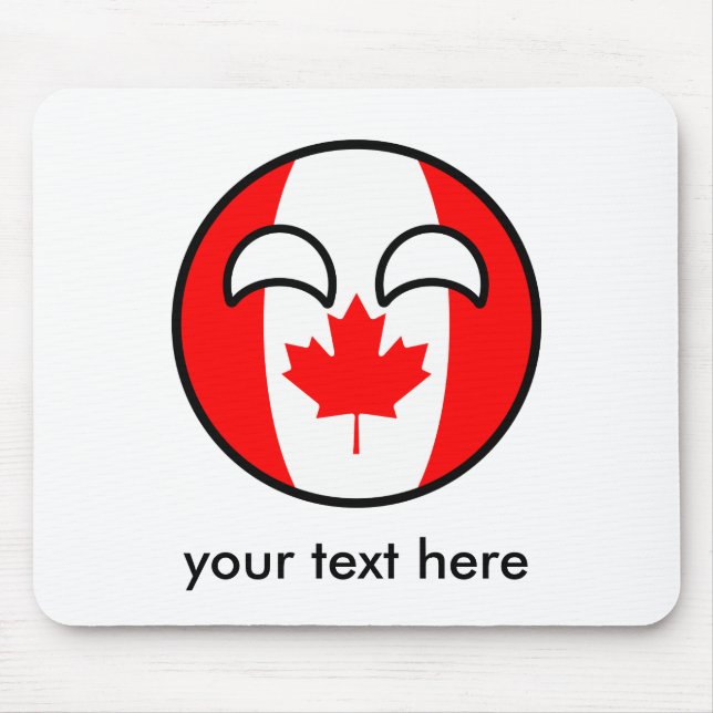 Tapis De Souris Funny Trending Geeky Canada Camptryball (Devant)
