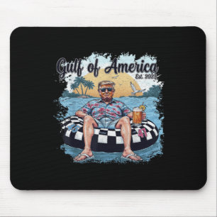 Tapis De Souris Funny Trump Chemise Golfe des États-Unis Amérique