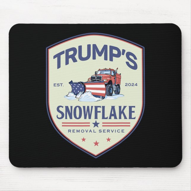 Tapis De Souris Funny Trump Snowflake Service Élection 202 (Devant)