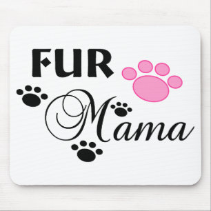 Tapis De Souris Fur Mama Avec Paw Paw Pouse Pink
