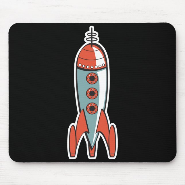 Tapis De Souris fusée spatiale (Devant)