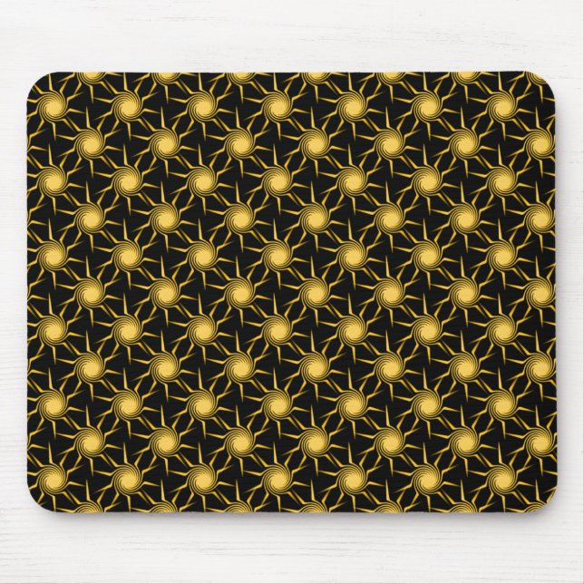 Tapis De Souris Fusil jaune citron Mousepad (Devant)