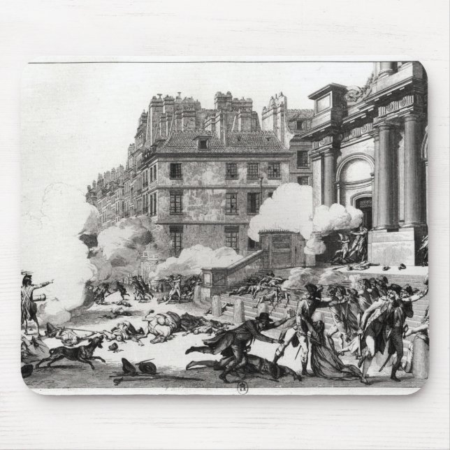 Tapis De Souris Fusillade avant église de St Roch à Paris (Devant)