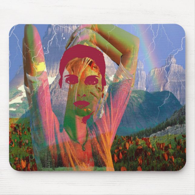 Tapis De Souris Fusion de paysages (Devant)