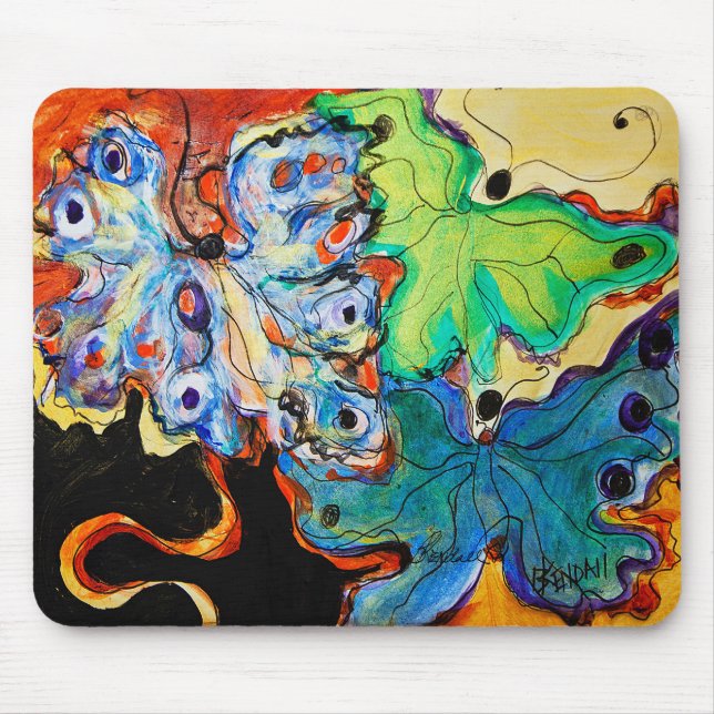 Tapis De Souris Fusion des saisons (Devant)