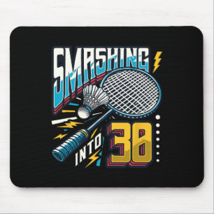 Tapis De Souris Fusion en 30 ans Badminton Lover 30e anniversaire