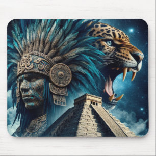Tapis De Souris Fusion majestueuse de l'ancien et du sauvage