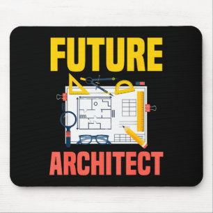 Tapis De Souris Futur architecte Architecture drôle Architecte