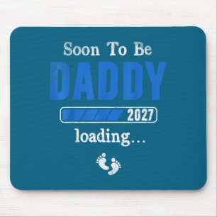 Tapis De Souris Futur papa 2027 est la première fête des pères 202