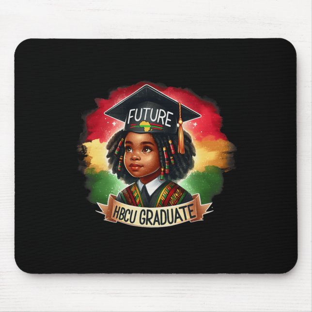 Tapis De Souris Future Hbcu Graduate Pride Black Kids Black Histor (Devant)
