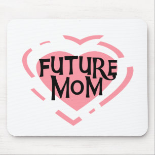Tapis De Souris Future Mom Pink Heart Tshirts et cadeaux