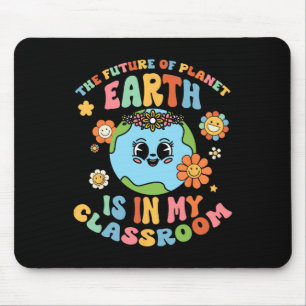 Tapis De Souris Future Planète Terre Est Dans Mon Clroom Super Fie