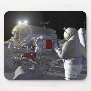 Tapis De Souris Futures missions 11 d'exploration d'espace
