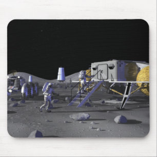 Tapis De Souris Futures missions 13 d'exploration d'espace