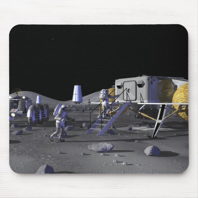 Tapis De Souris Futures missions d'exploration spatiale 13 (Devant)