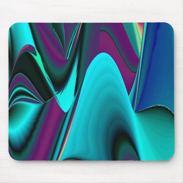 Tapis De Souris futuriste, Abstrait (Devant)