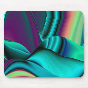 Tapis De Souris futuriste, abstraite Regenbogen