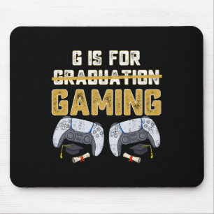 Tapis De Souris G Est Pour Jeu Amusant École Diplôme Gamer Boy Ki